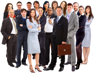 Business People Group Png Free Png Images - Happy Business People Png (400x321), Png Download