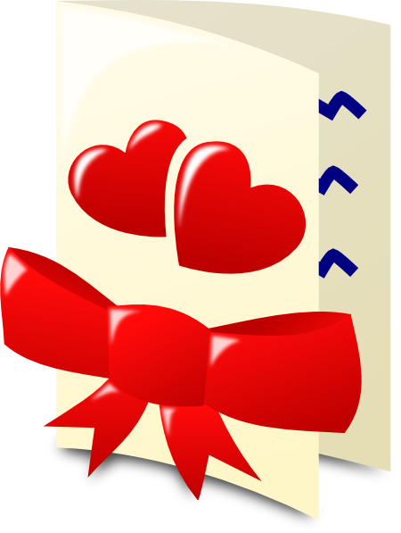 How To Set Use Valentine Card Icon Png - Valentine Card Clipart Png (450x597), Png Download