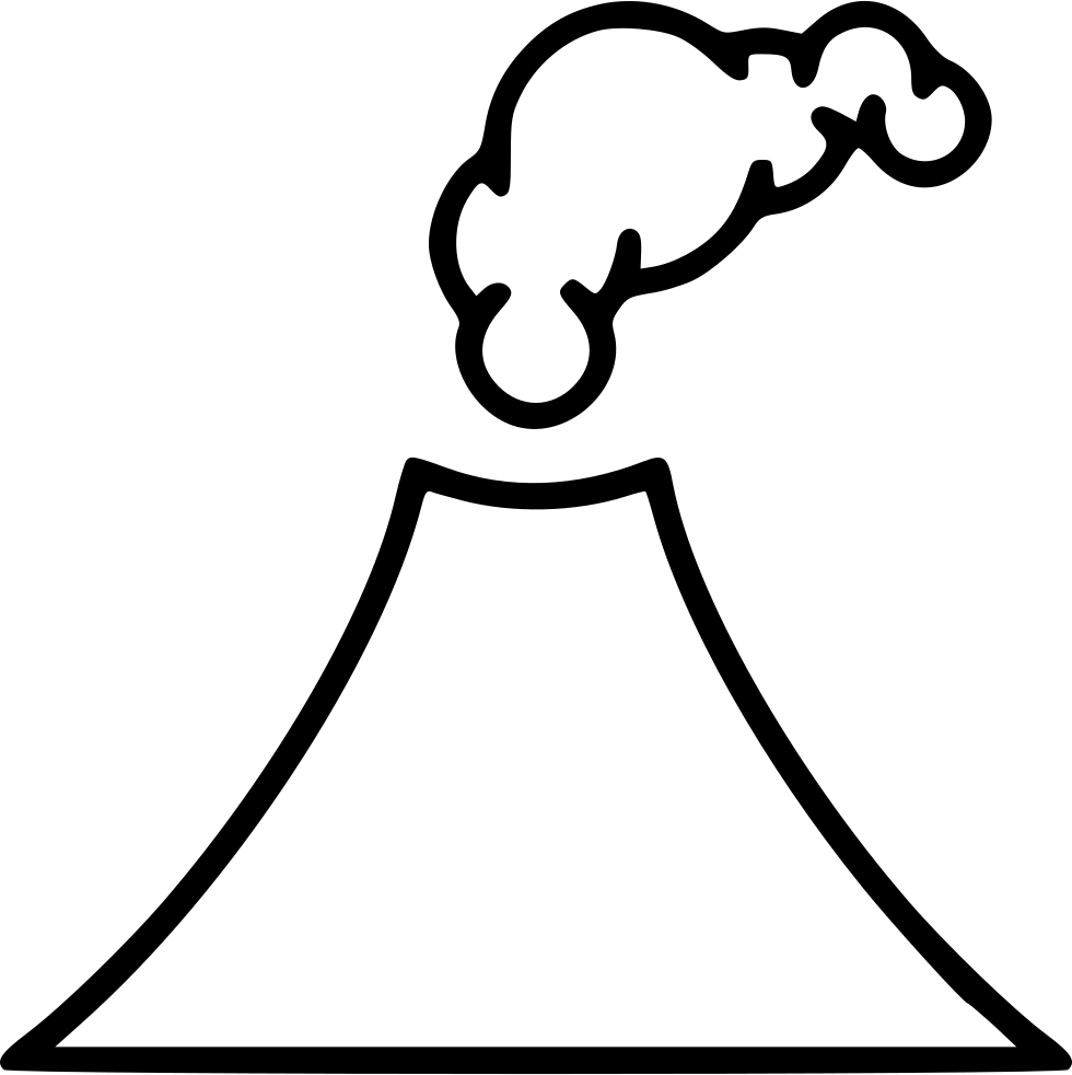 Png File Svg - Volcano Icon Free Png (980x982), Png Download