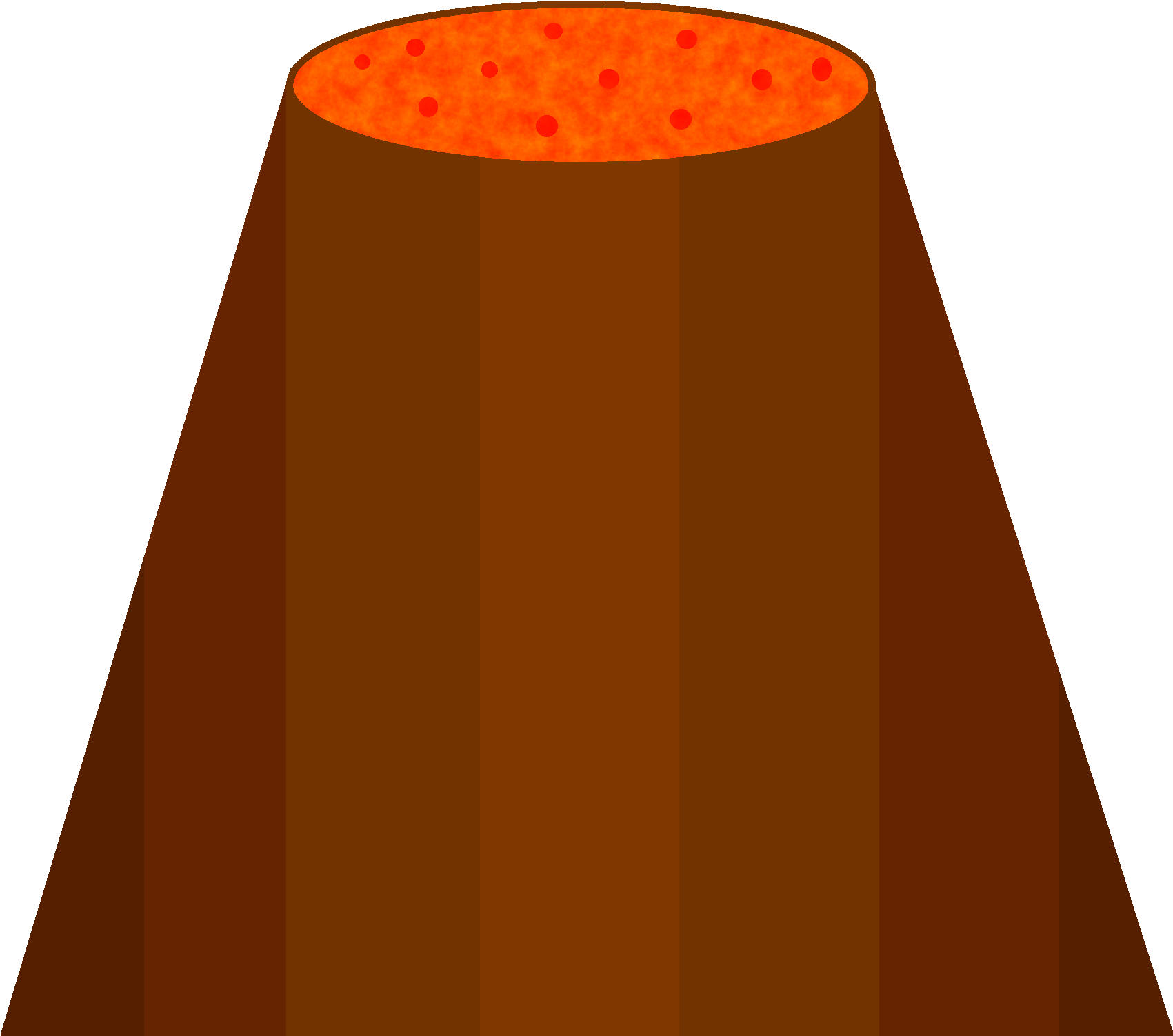 Volcano (1700x1550), Png Download