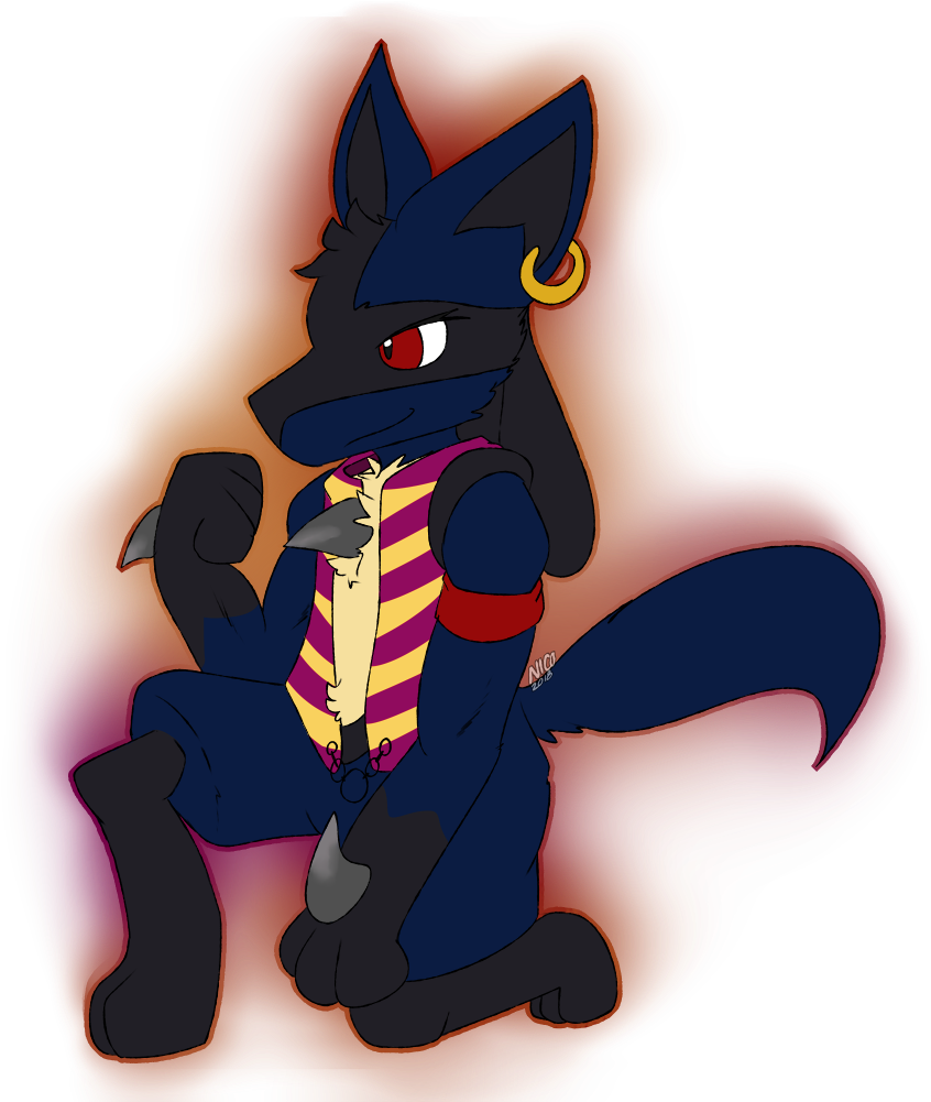 /commission/ Nina The Lucario - Lucario (1000x1000), Png Download
