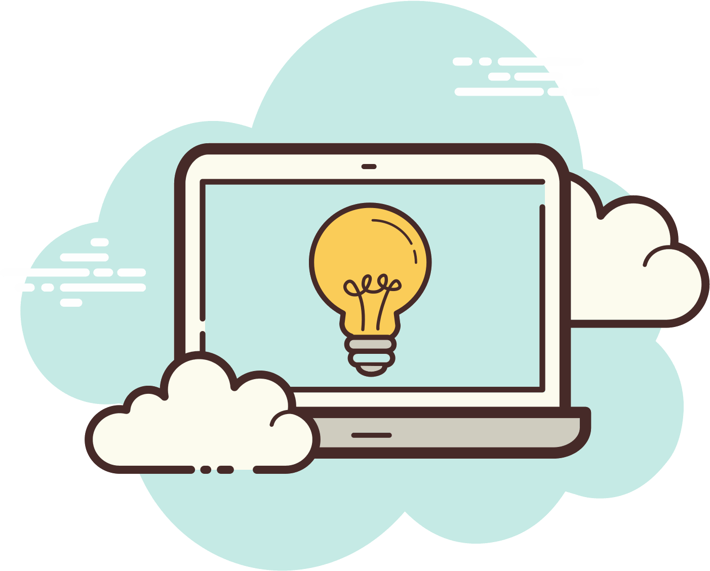 Macbook Idea Icon - Facebook Png Icon (1600x1600), Png Download