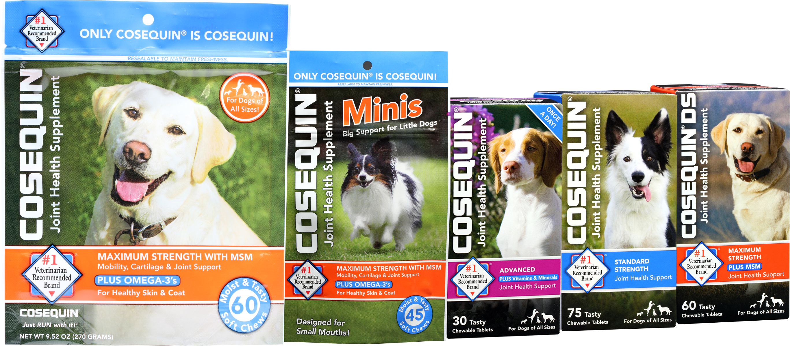 Cosequin® Joint Health Supplements Are Specifically - Cosequin Standard Strength Chewable Tablets (2734x1200), Png Download