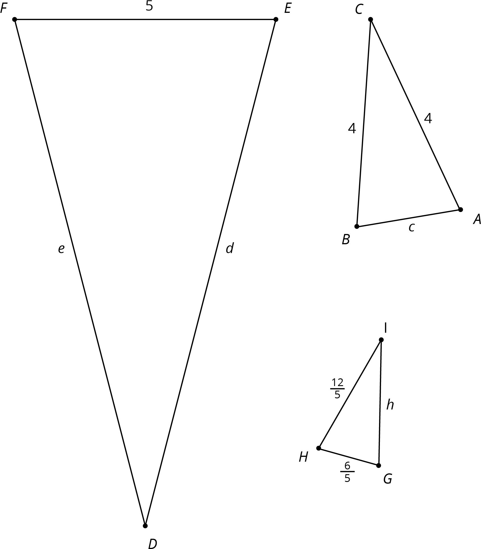 Using Side Quotients To Find Side Lengths Of Similar - Triangle (1692x1943), Png Download