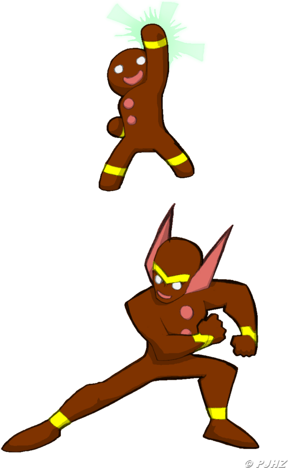 The Gingerbread Man By Projecthazoid On Clipart Library - Clip Art (600x936), Png Download