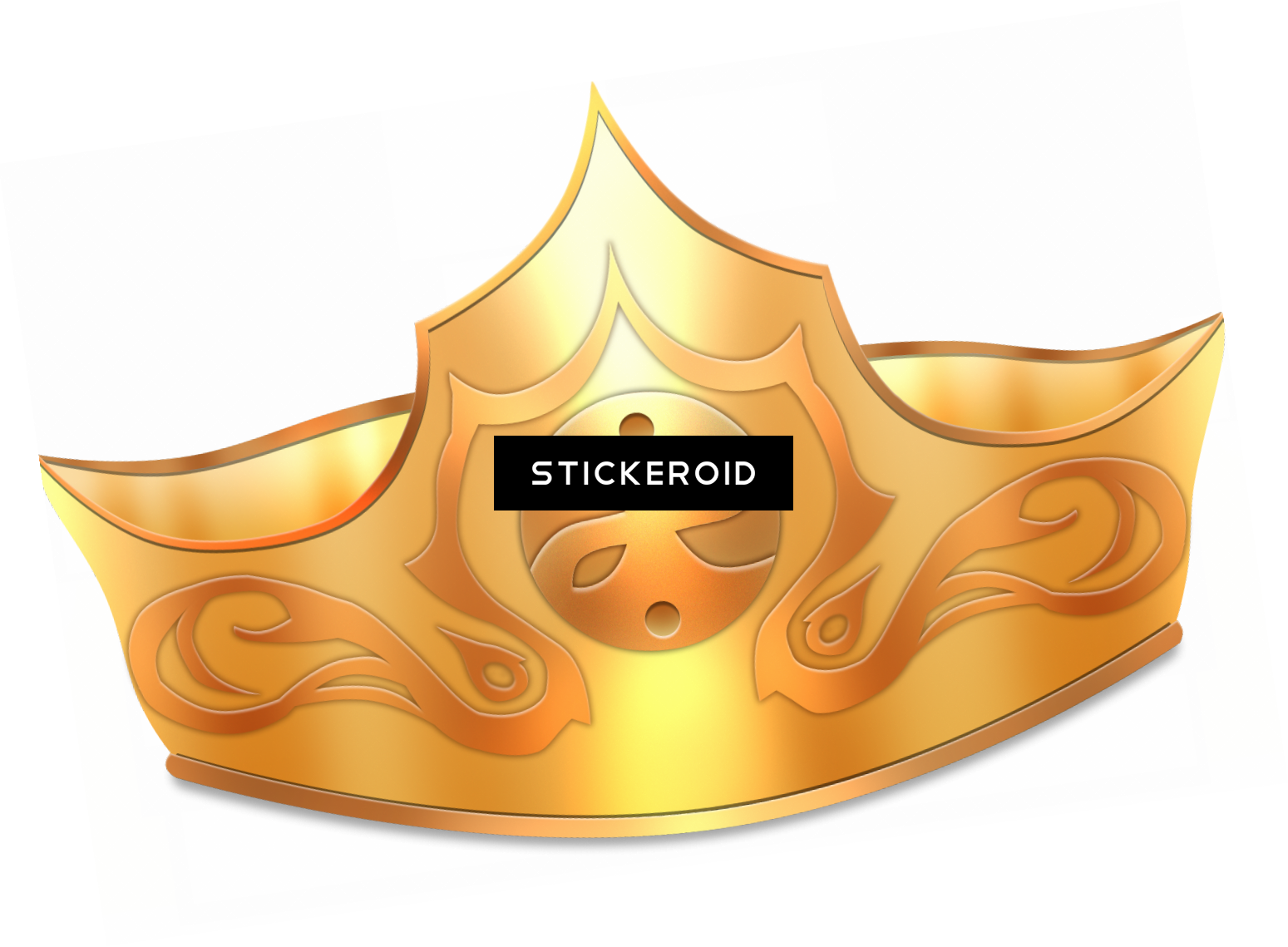Gold Crown - Crown (1549x1139), Png Download