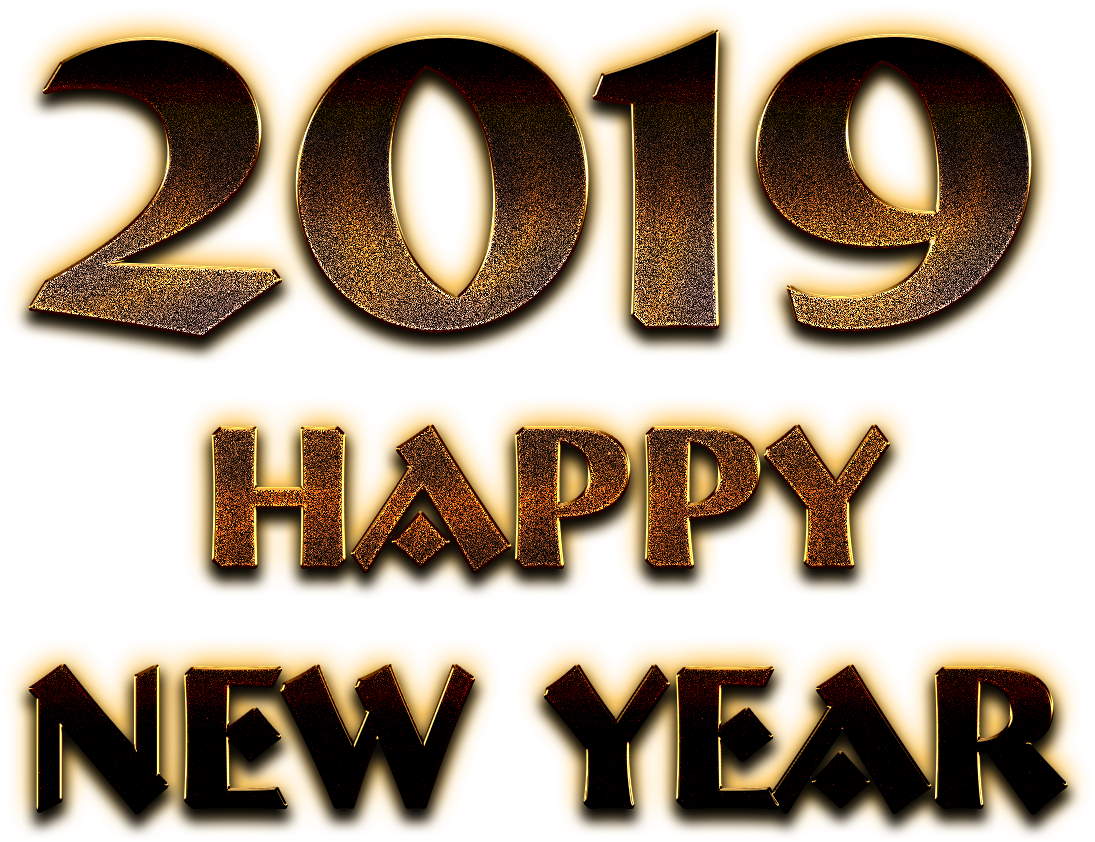 2019 Happy New Year Png Pic - New Year (1286x1000), Png Download