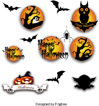 Halloween Vector Elements, Halloween Vector Elements, - Vector Graphics (360x360), Png Download
