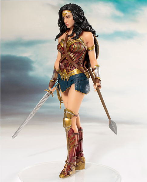 Justice League Movie - Justice League Action Wonder Woman (600x600), Png Download