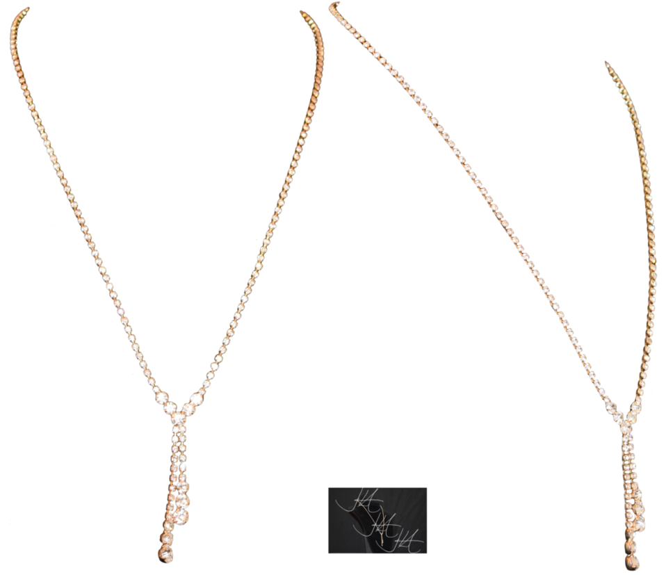 Necklace Wonderful Picture Images - Gold Long Necklace Png (958x834), Png Download