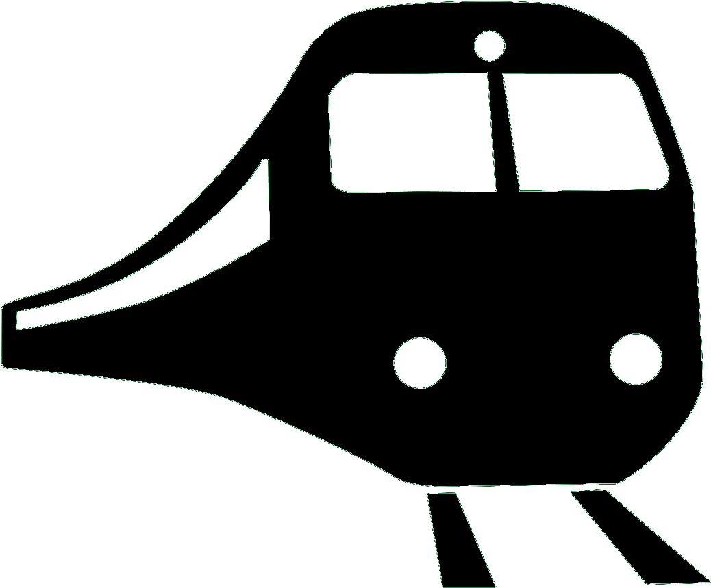 Image Of Train - Señal Tren (1076x899), Png Download