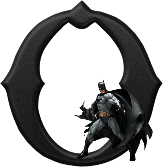 Batman Birthday, Lettering, Comics, Alphabet Letters, - Batman Black Costume Version Artfx Statue (527x539), Png Download