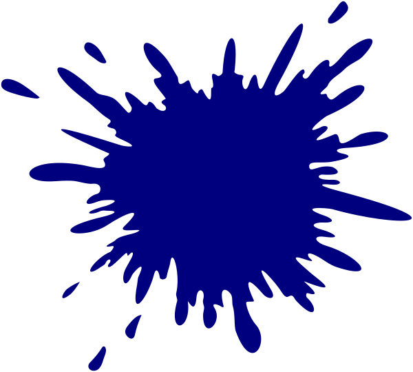 Small - Blue Splash Png (600x540), Png Download