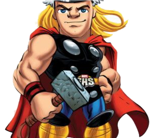 Super Heroes Squad Thor (640x480), Png Download