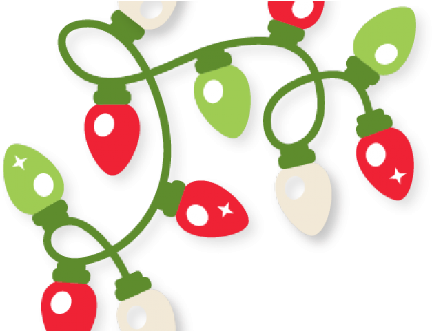 Christmas Lights Clipart File - Christmas Lights Clipart Cute (640x480), Png Download
