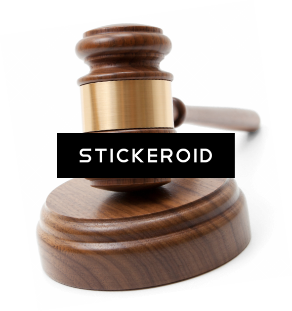 Gavel Objects - Wood (591x628), Png Download