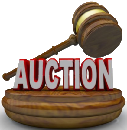 Auction-gavel - Auction Transparent (420x429), Png Download
