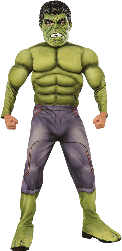 Boys Age Of Ultron Deluxe Hulk Costume - Hulk Costumes (850x850), Png Download