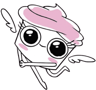 Angel Cute - Good Advice Cupcake (360x360), Png Download