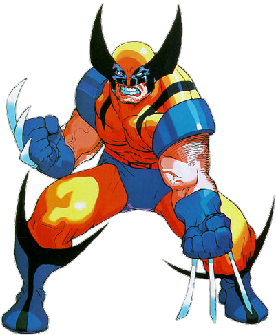 Wolverine Png Render By Mrvideo-vidman Pluspng - X Men Vs Street Fighter Concept Art (424x500), Png Download