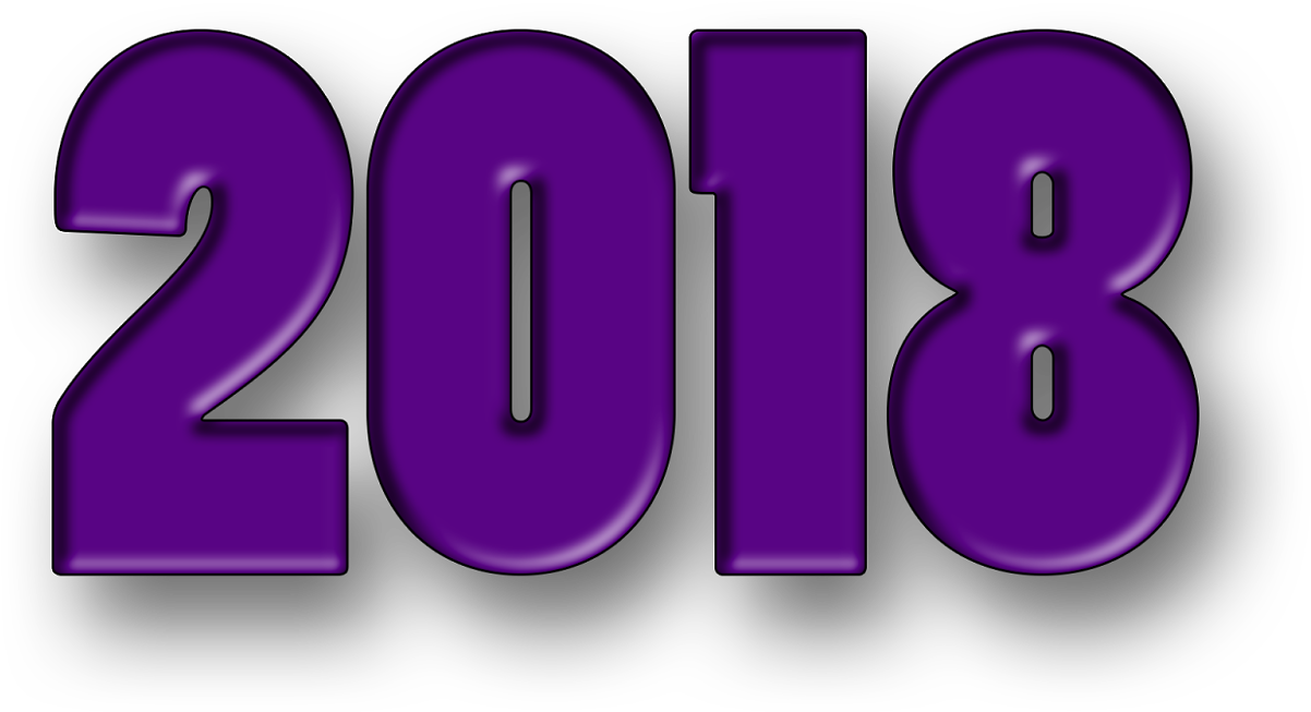 Images For Happy New Year 2018 3d 4k Happy New Year - 2018 (1600x914), Png Download