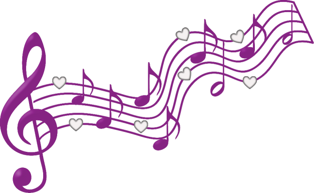 Music Notes Png By Yotoots - Holiday Recital Invitation, Red Musical Staff Card (648x398), Png Download