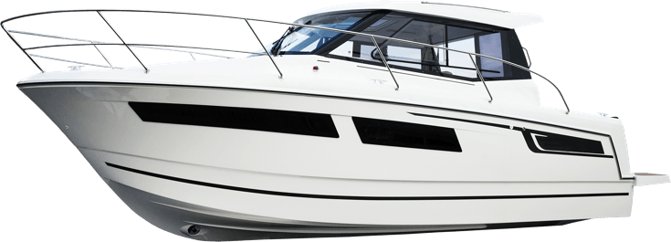 Boat - Boat With White Background (735x265), Png Download