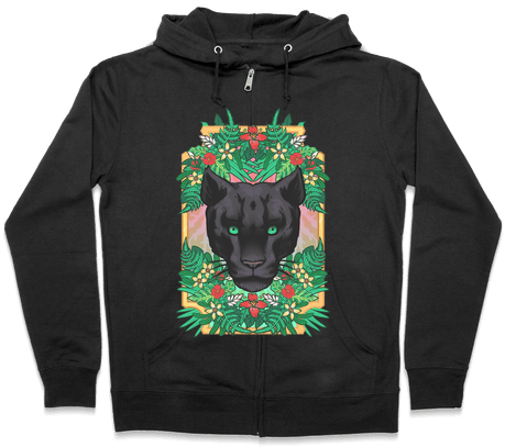 Lurking Panther Zip Hoodie - Introvert Hoodie (484x484), Png Download