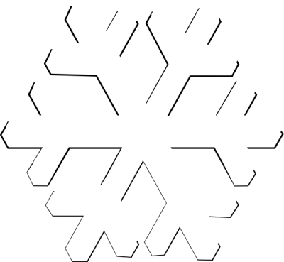 Snowflake Png Image, Download Png Image With Transparent - White Snowflake Vector Free (400x369), Png Download