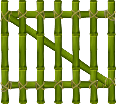 Bamboo Fence - Comfort Zone (386x347), Png Download