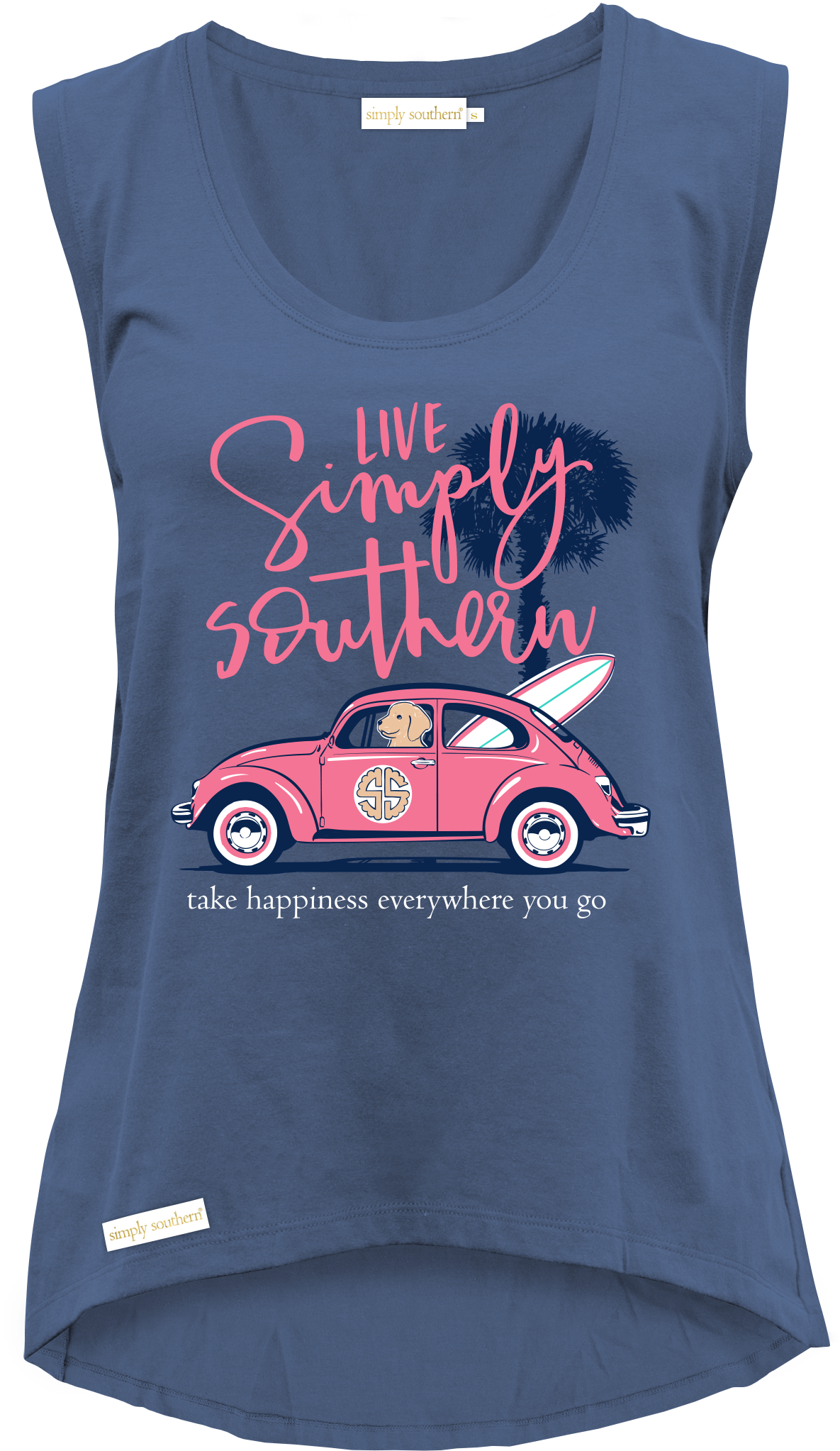 Download Simply Southern Dog Tank Top Tshirt Full Size PNG Image