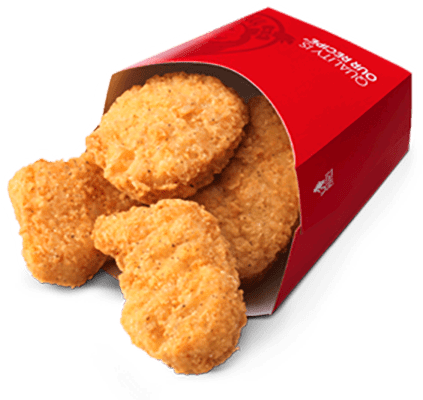 Get A Free 4-piece Chicken Nuggets With Any Purchase - Wendy's Chicken Nuggets (549x549), Png Download