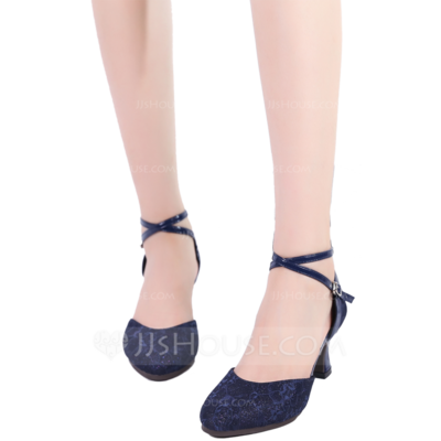 Women Shoes Png Women S Leatherette Lace Heels Ballroom - Shoe (400x400), Png Download