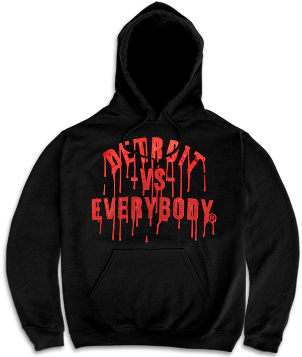 Dve Blood Drip - Hoodie (720x720), Png Download