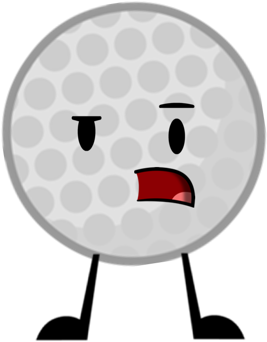 Bfmt Golf Ball - Cartoon (605x724), Png Download