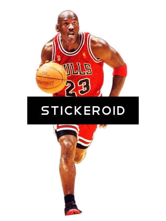 Michael Jordan Basketball - Dribble Basketball (536x714), Png Download