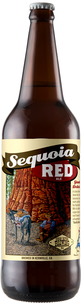 Sequoia Red Bottle - Kern River Sequoia Red (346x1050), Png Download