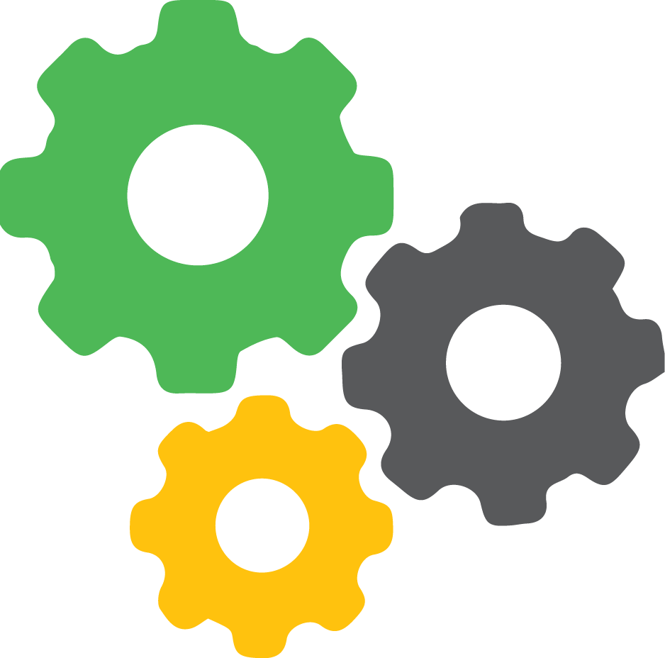 Gears - Think Act Be Safe (938x928), Png Download