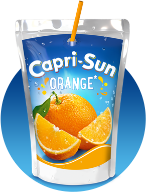 Cs Images Website Core Orange Clean Cs Images Website - Capri Sun Orange (378x381), Png Download