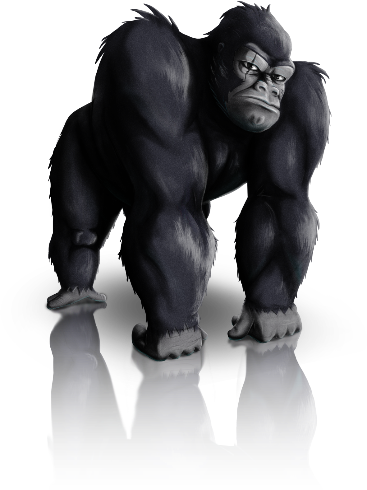 Gorilla Characters (1551x1641), Png Download