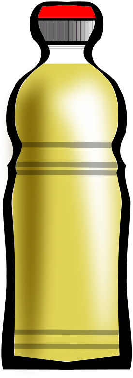 Sunflower Essential Oil Bottle - Oil Bottle Clipart Png (292x800), Png Download