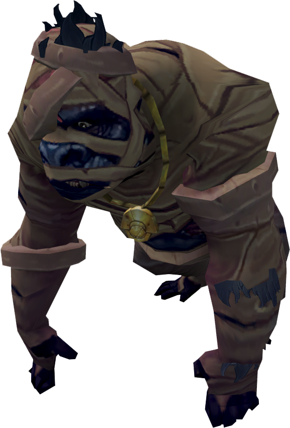 Tomb Gorilla - Tomb Gorilla Pet Runescape (300x442), Png Download