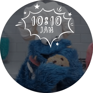 Cookie Monster Preview (360x360), Png Download