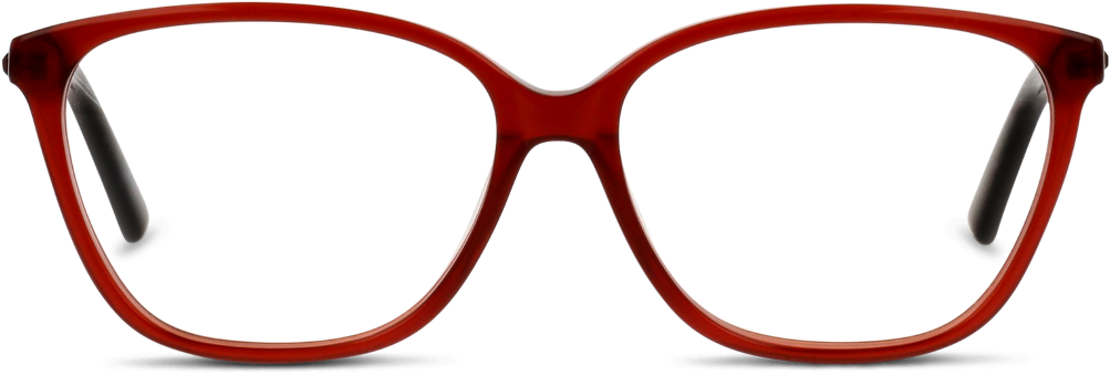 Front View - Glasses (1200x472), Png Download