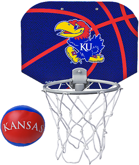 Kansas Jayhawks Basketball Hoop Set - Kansas Jayhawks (720x540), Png Download