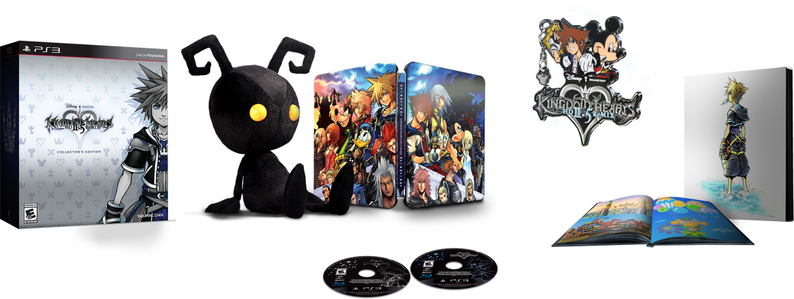 Kingdom Hearts Hd - Kingdom Hearts Steelbook Case (1129x426), Png Download