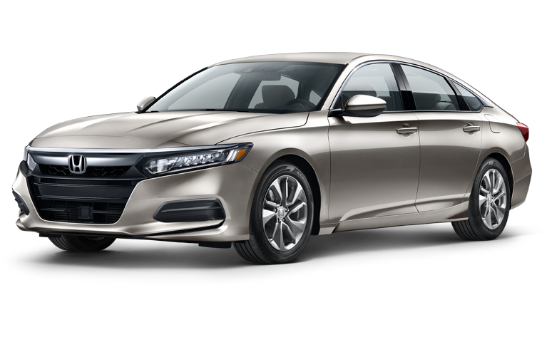 Accord Sedan Front - 2018 Honda Accord Lx Champagne Frost Pearl (760x480), Png Download