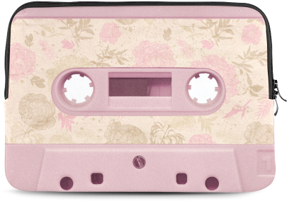 Vintage Retro Soft Pink Cassette Tape Macbook Air 13" - Interestprint Designed Laptop Shoulder Bag Retro Vintage (500x500), Png Download