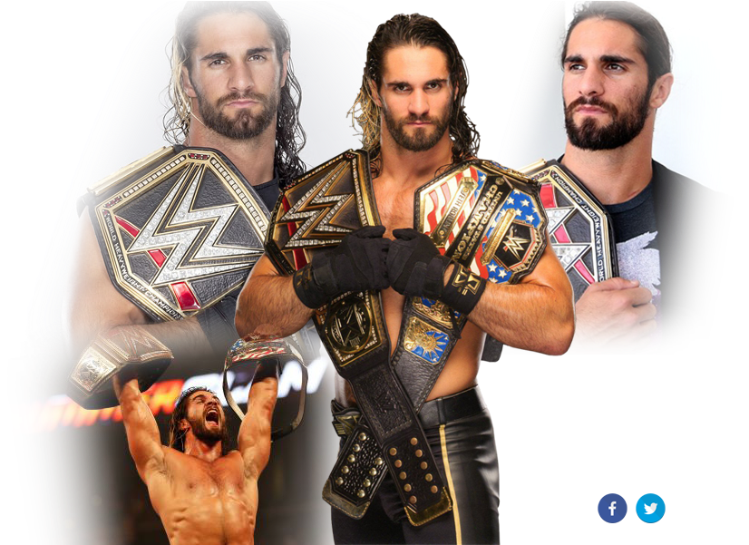 Seth Rollins - Sethrollins - Com - - Posterazzi Seth Rollins With The World Heavyweight (1000x600), Png Download