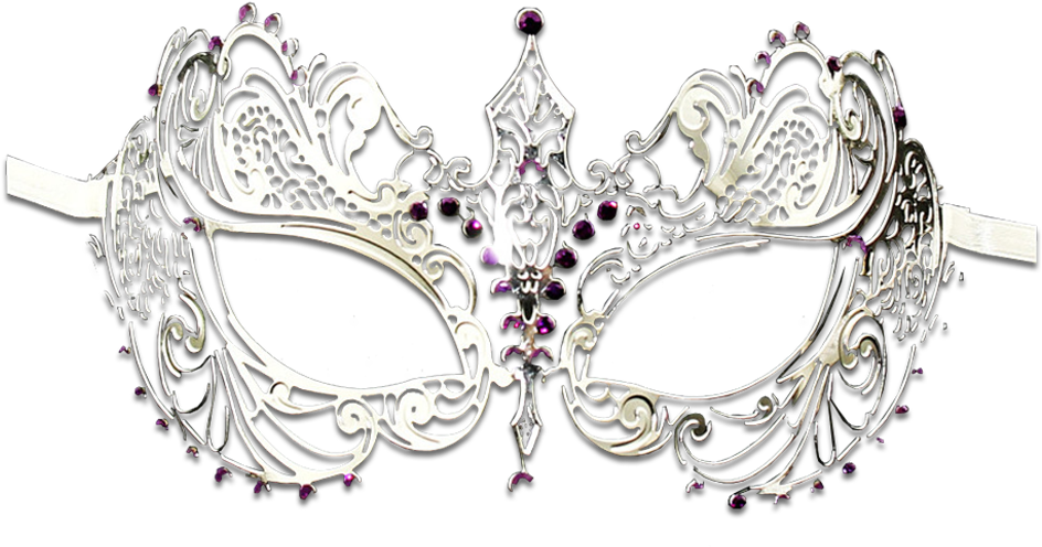 Download Silver Masquerade Mask Png - Silver Masquerade Mask